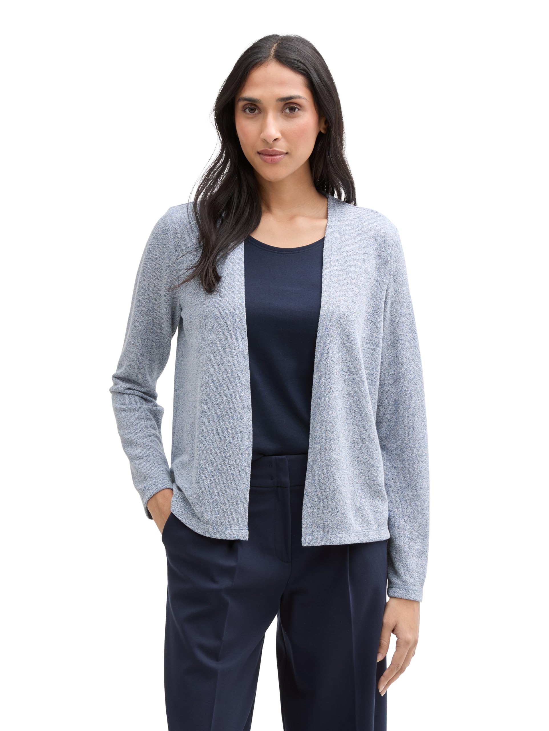 Tom Tailor Damen Basic T-Shirt Cardigan