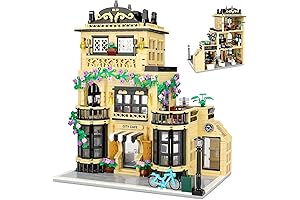 LEGO House Building Set - 1443 Piece Coffee Shop Building Blocks