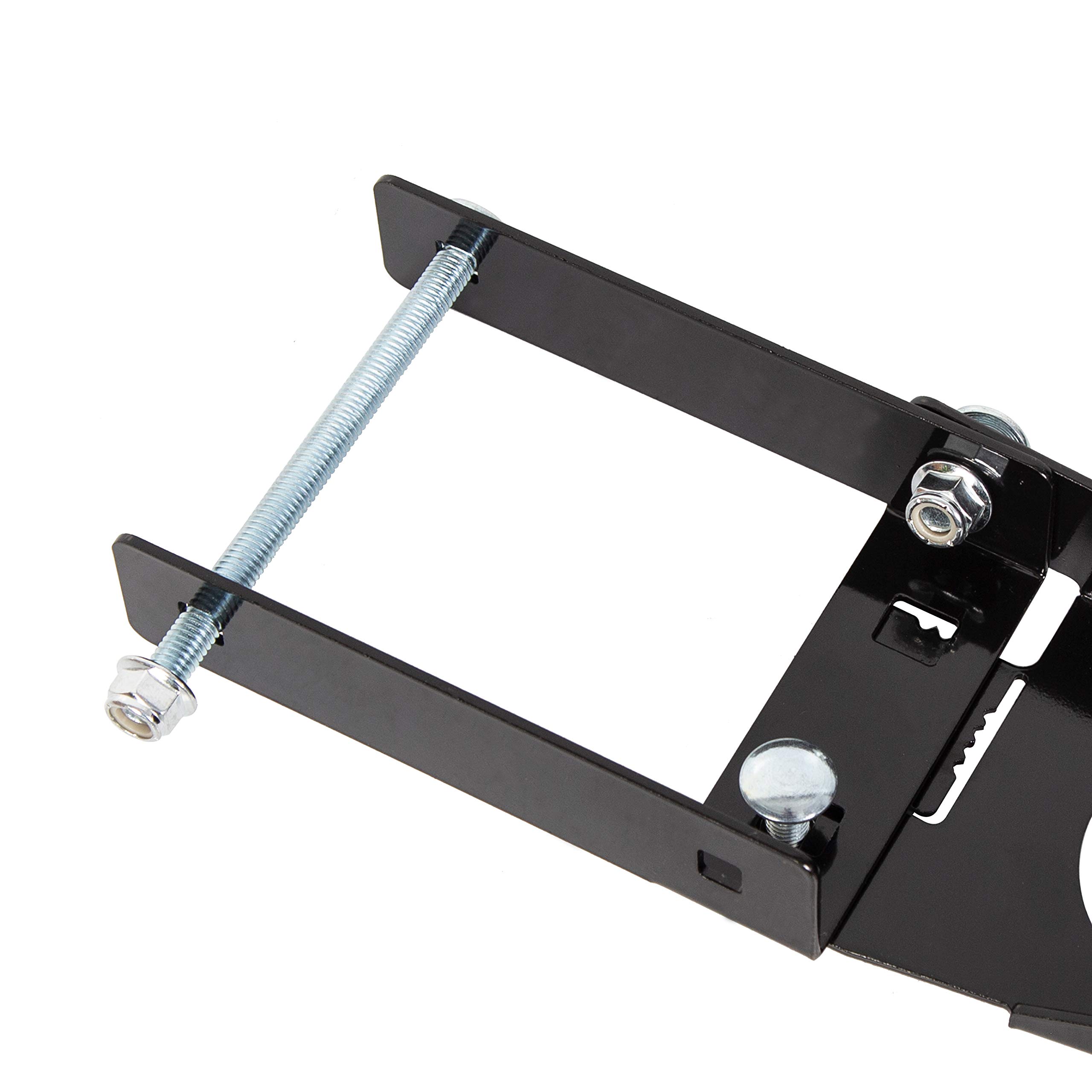 ECOTRIC Universal RV 4" Square Bumper Mounting Mounted Cargo Carrier