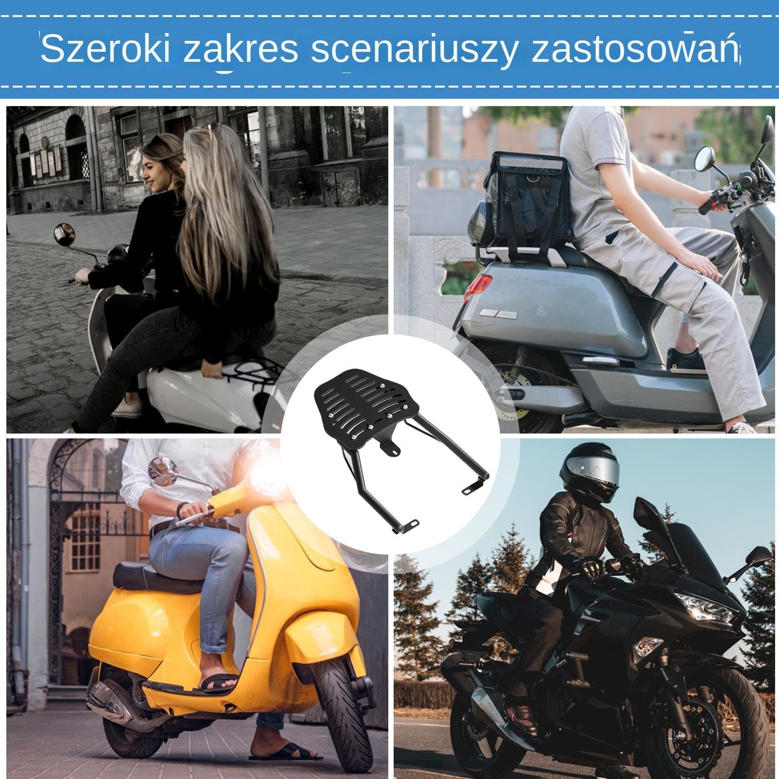 Baga?nik motocyklowy,baga?nik do motocykla - Uniwersalny regulowany | baga?nik - Odporny zu?ycie baga?nik, akcesoria motocyklowe do codziennego ?ycia, podró?e