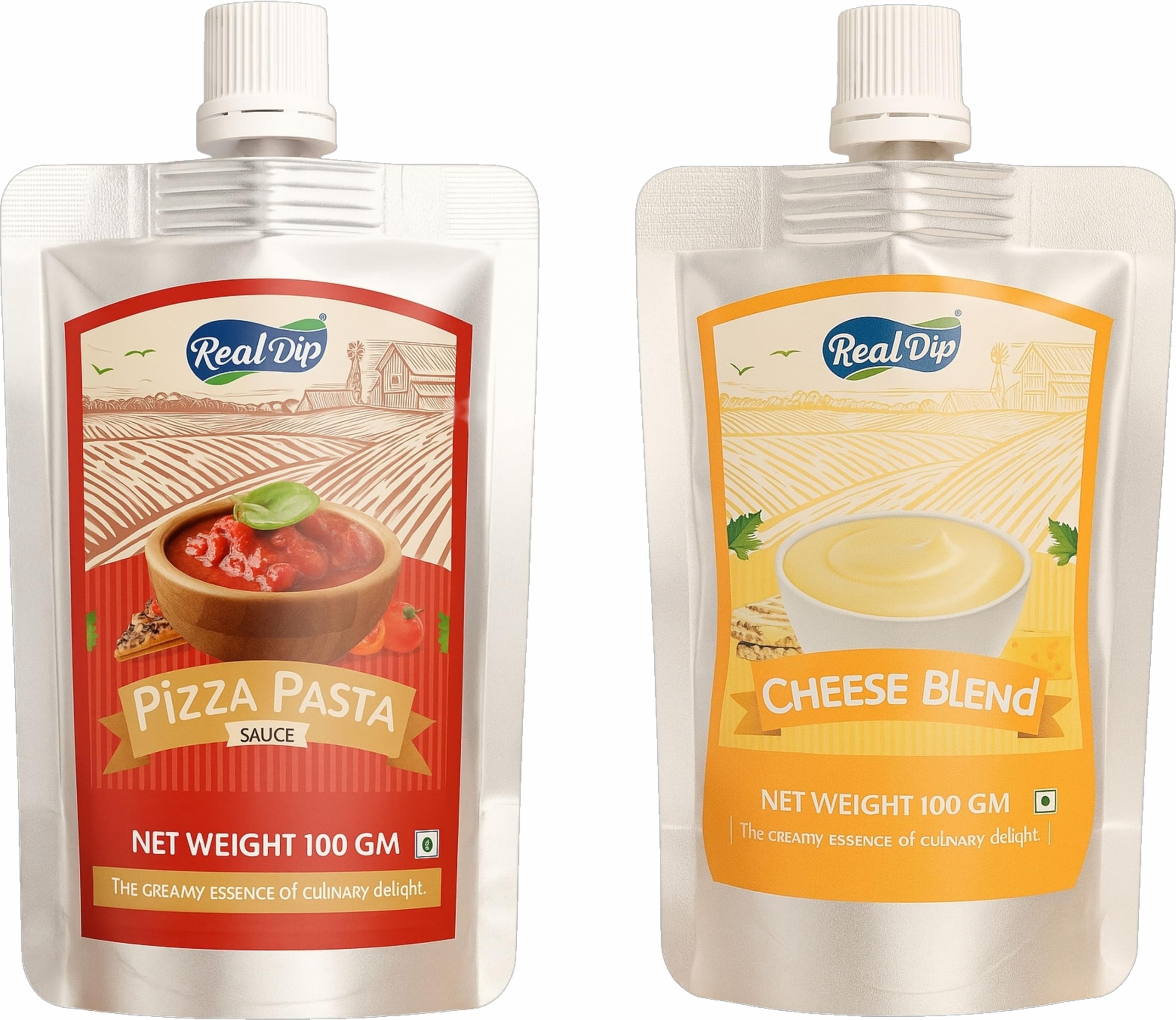 Real Dip Pizza Pasta Sauce and Cheese Blend Combo, 100g Each, Pack of 2-picture-27