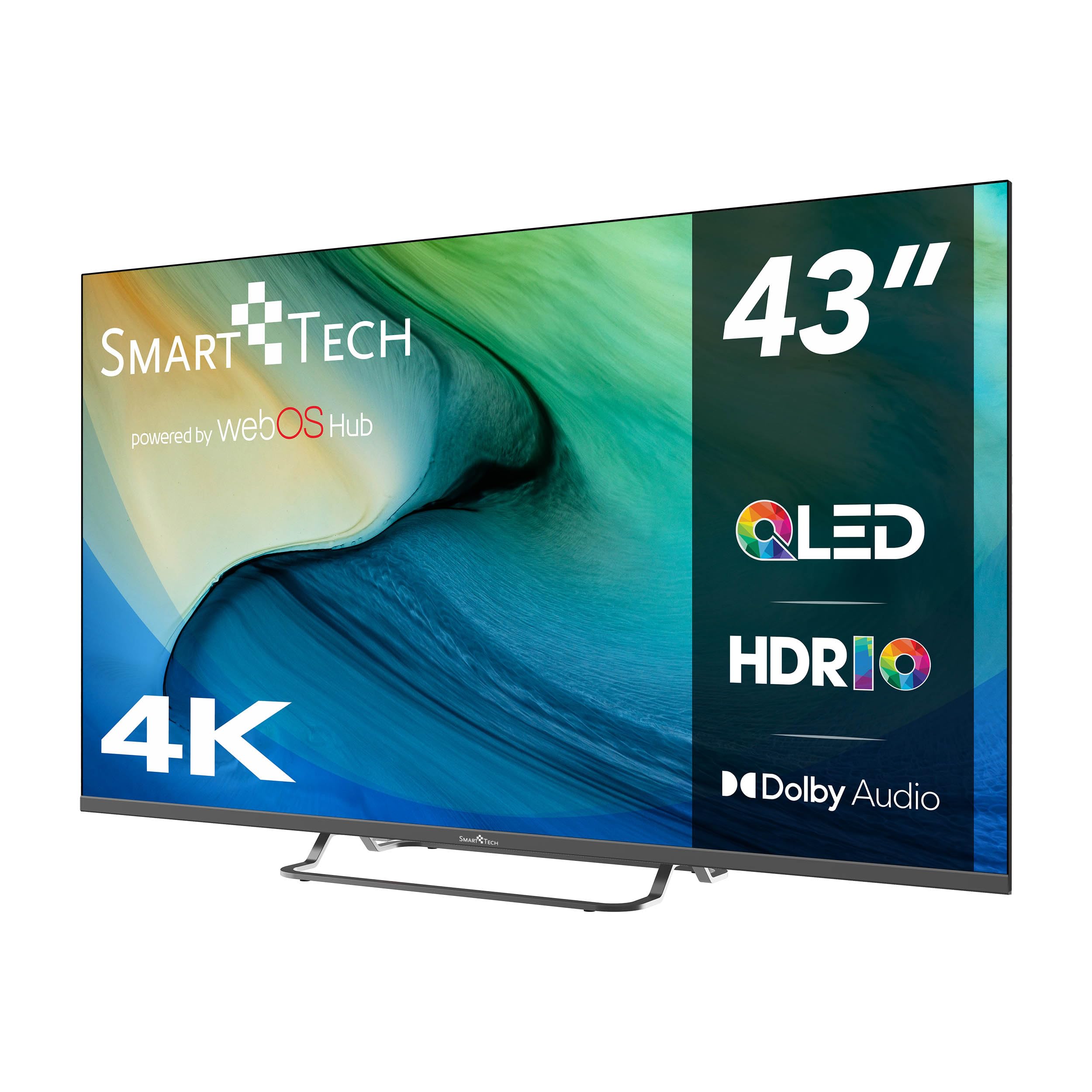 Smart Tech TV QLED 4K UHD 43' (109 cm) 43QW02V Web OS TV- 4xHDMI - 2xUSB - Dolby Vision - Dolby Atmos