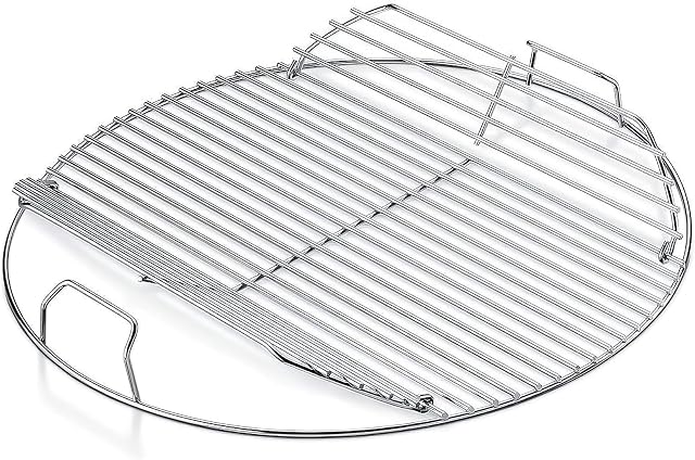 GFTIME 54,6cm Cooking Grate 7436 Grill Replacement Parts For Weber 57 CM Charcoal Grill, Grill Grid Spare Parts for Weber Kettle One-Touch Charcoal Grill