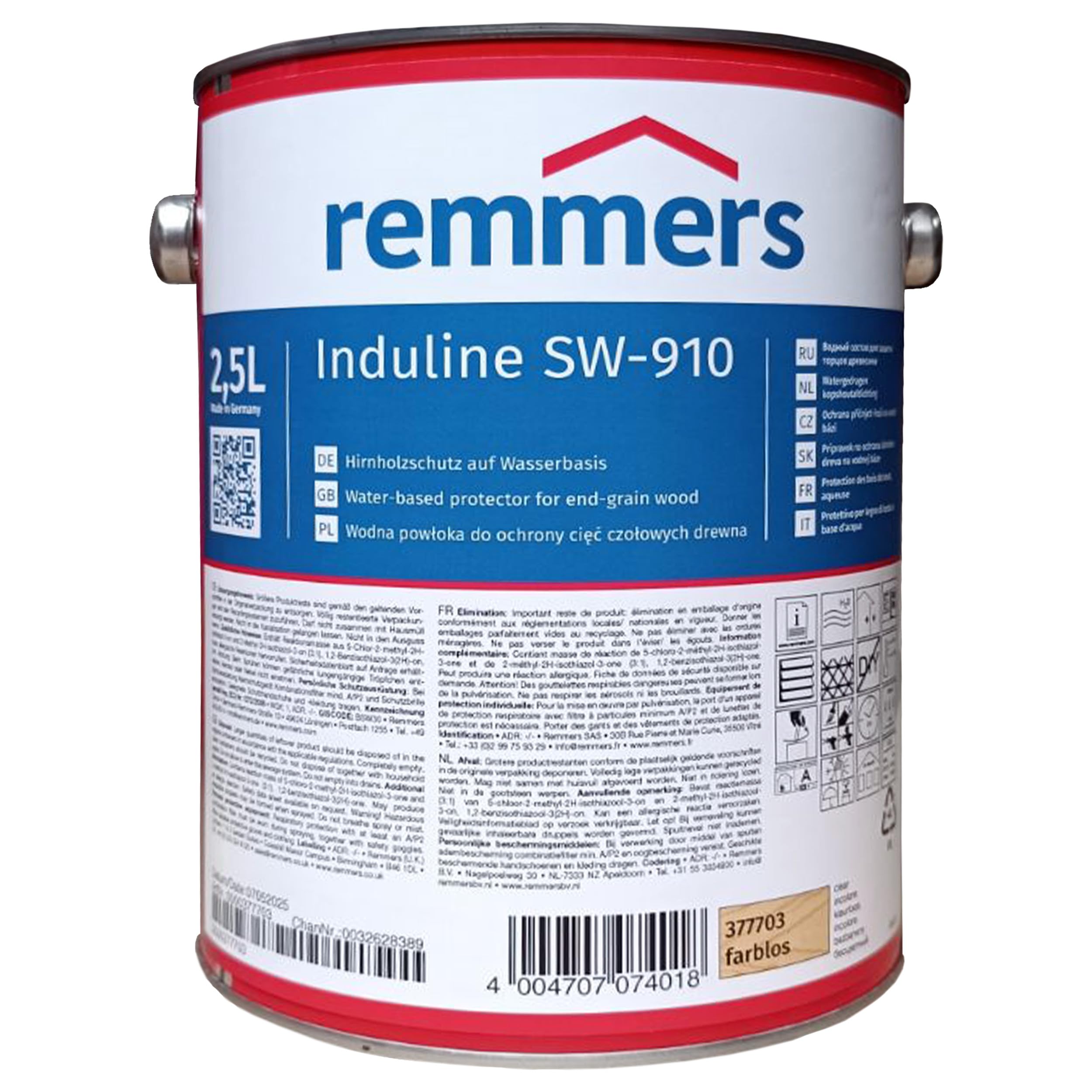 REMMERS INDULINE SW 910 - 2.5 LTR (FARBLOS)