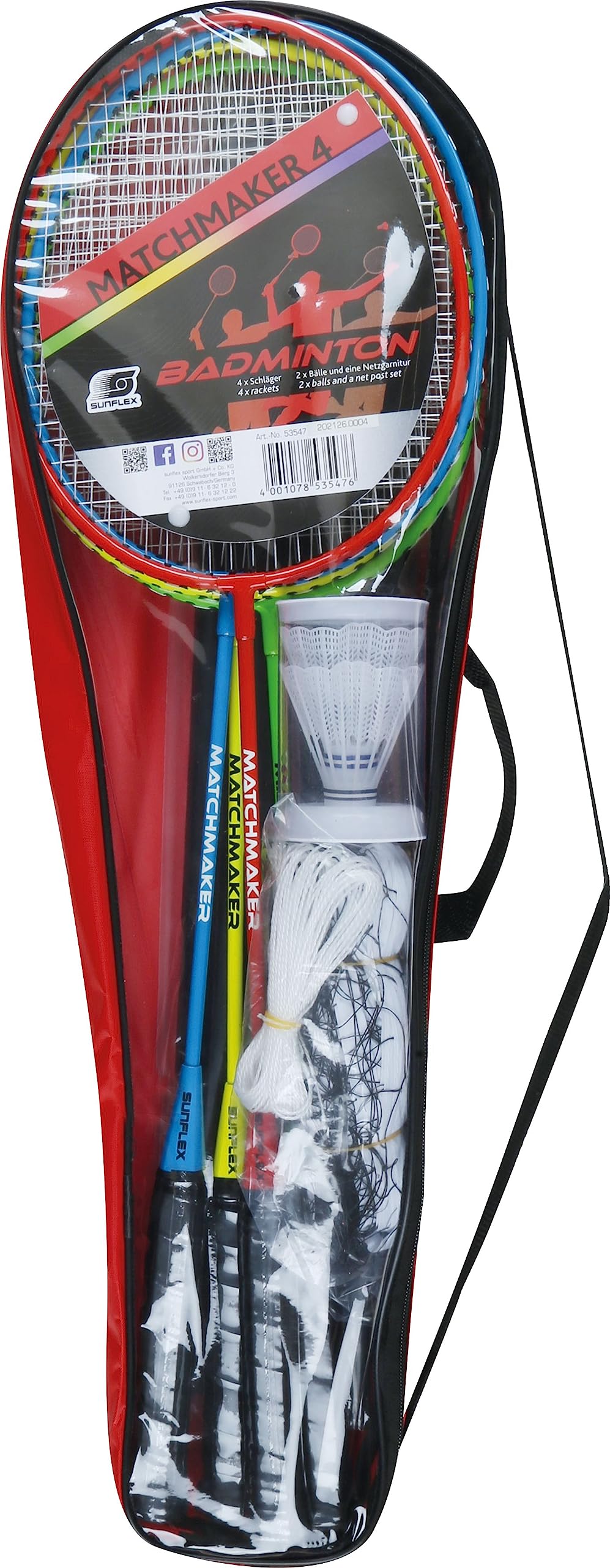 Sunflex X Badminton-Set für Damen