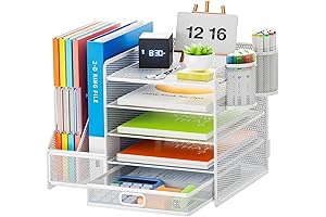 Marbrasse Desk Organizer: Streamline Your Workspace with Elegant Storage