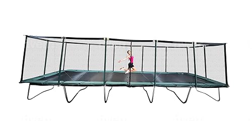 Happy Trampoline Pro Rectangle Trampoline - Heavy Duty 750lbs Jumping