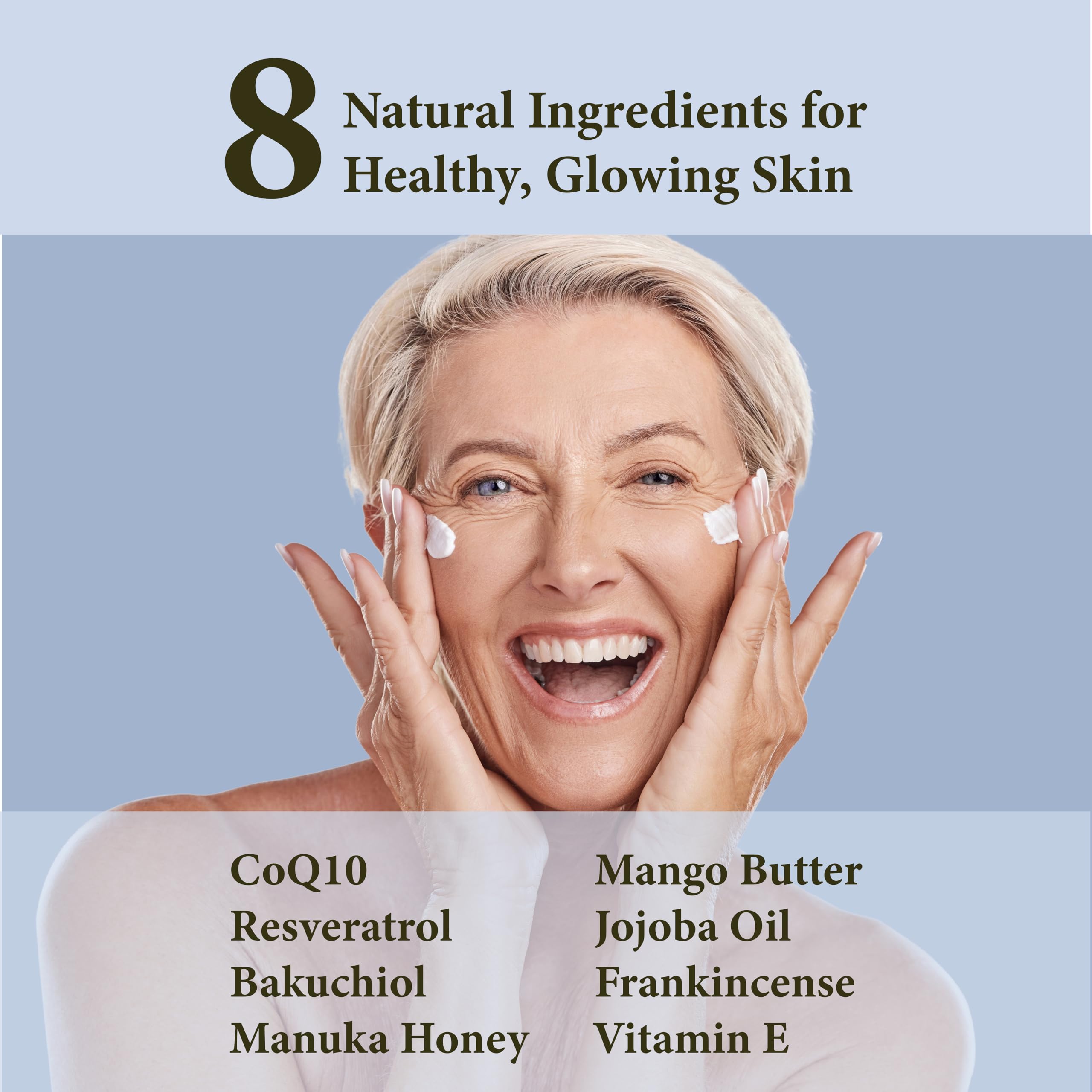 Bálsamo de sargo batido y miel para cara y cuerpo – Miel de Manuka y hierba alimentada con hierba – Crema antiarrugas y antienvejecimiento – Cebo de Res – Fabricado en Estados Unidos – Con incienso – 3 oz Imagen del producto 2