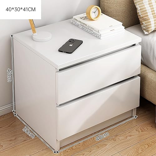 Miniatura 15 de Mesita de noche, mesas auxiliares anchas para sala de estar, archivador de almacenamiento con cajones deslizantes y estante para oficina en casa