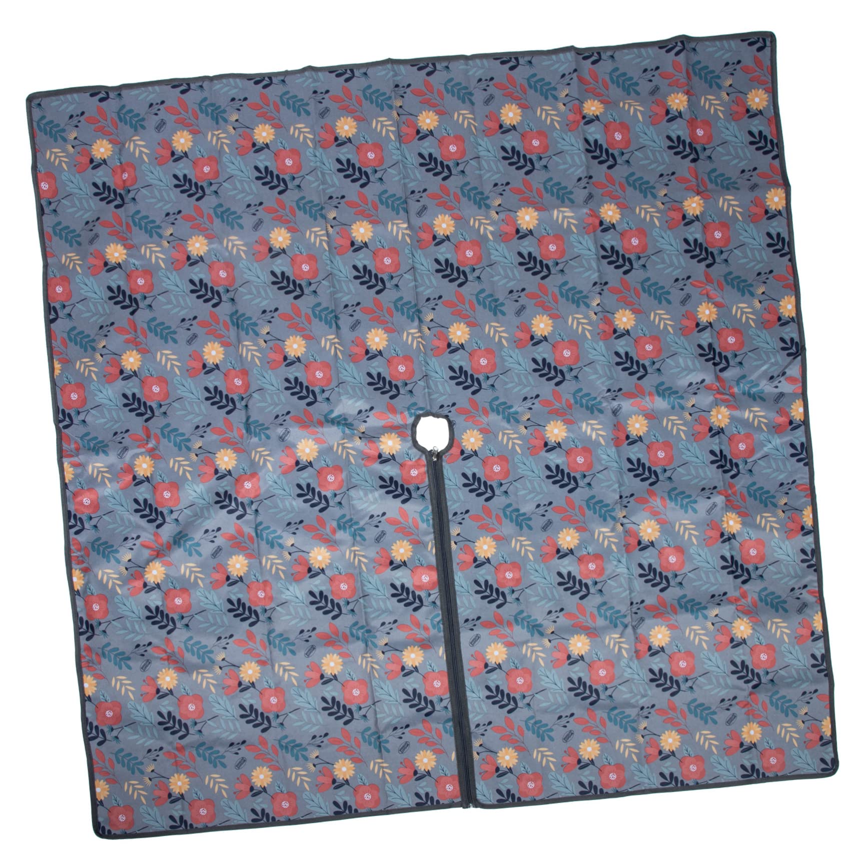 Nappe étanche et anti-huile housse de table extérieure zippée avec trou parasol