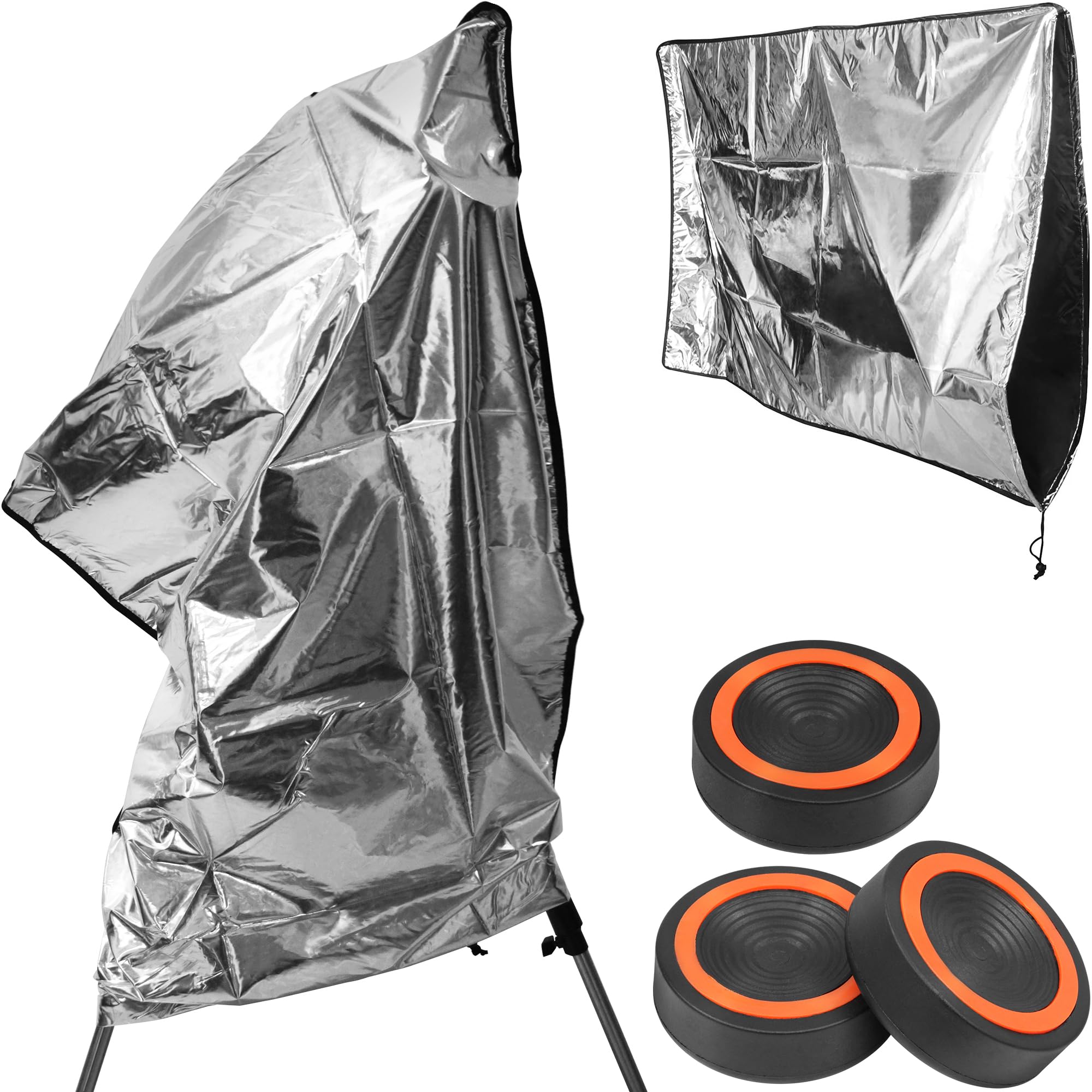 Tydeux Anti-Vibration Suppression Pads - Bundle with - 30.1" Protective Telescope Cover
