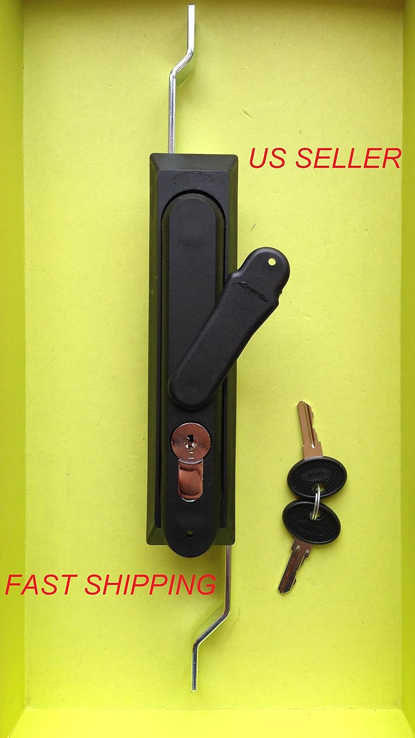 Swing handle - Gear box lock - For steel and polyester cabinets #102.01.30