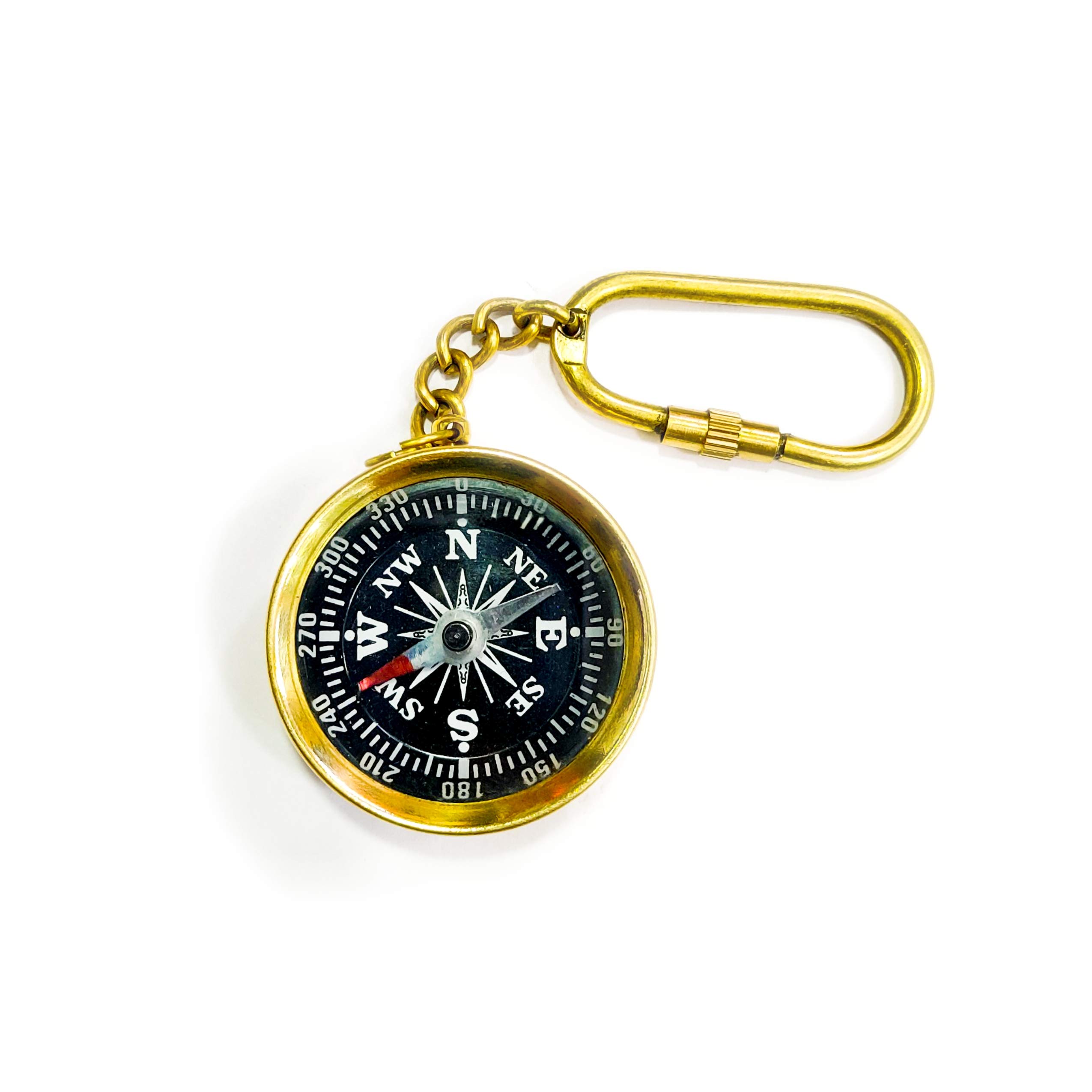 Gola International Antique Replica Brass Magnetic Detection Compass Keychain Pack of 1 (B08JQP87M6) Amazon Price History, Amazon Price Tracker