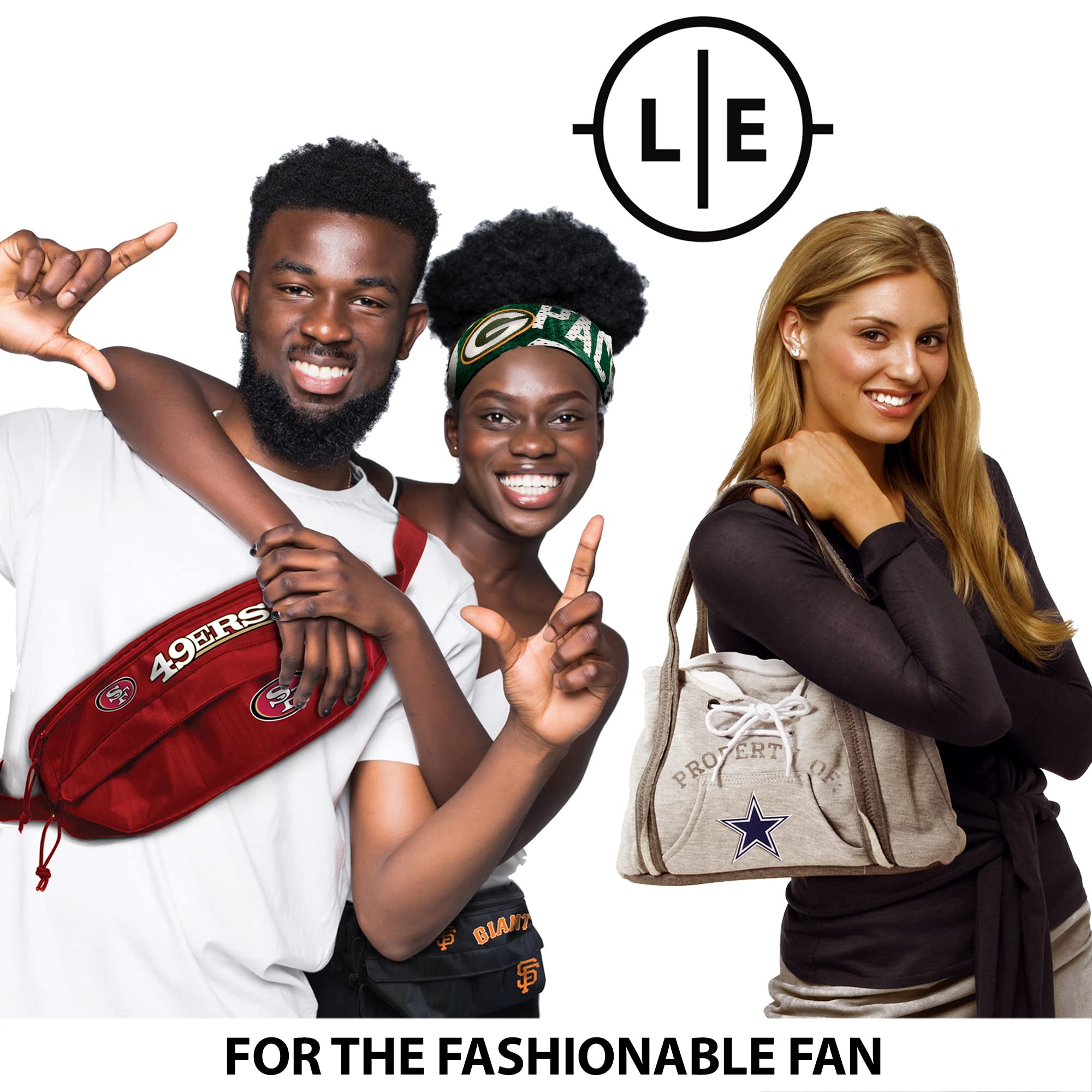Littlearth Damen Nfl Hoodie Geldbörse Geldbörse mit Kapuze