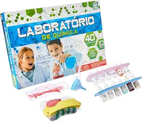 Jogo Laboratório de Química 40 Experiências, Nig Brinquedos