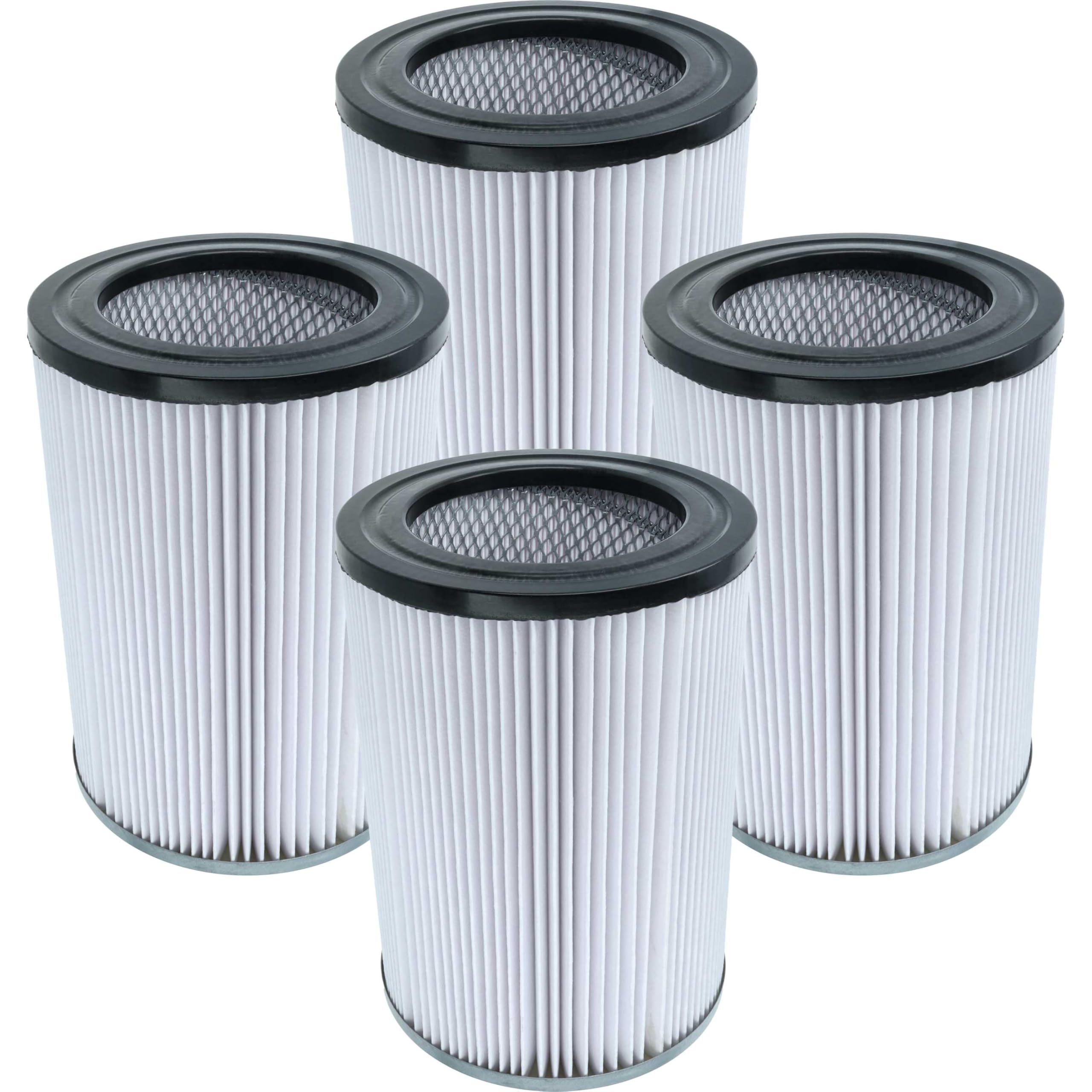 vhbw 4 x filtr do odkurzacza zamiennik do Cleancraft 7010335 do odkurzacza - filtr HEPA czarno-biały