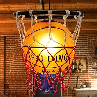 12 Boys Bathroom Ideas for Fun Simple Everyday Function 87 Basketball Lights for Bedroom, Basketball Chandelier Creative Ball Hangi...