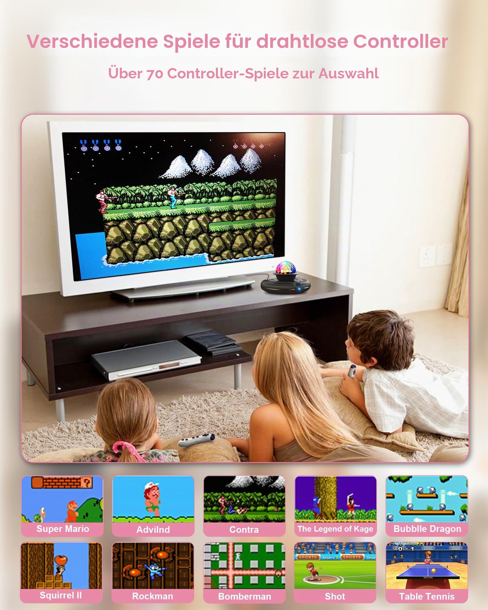 Tanzmatte Spielzeug für Mädchen - Elektronische Wireless Dance Pad für TV mit Kamera & Wireless Handle, Familie Party/Geburtstagsgeschenk für 4 5 6 7 8 9 10 11+ Jahr alte Kinder