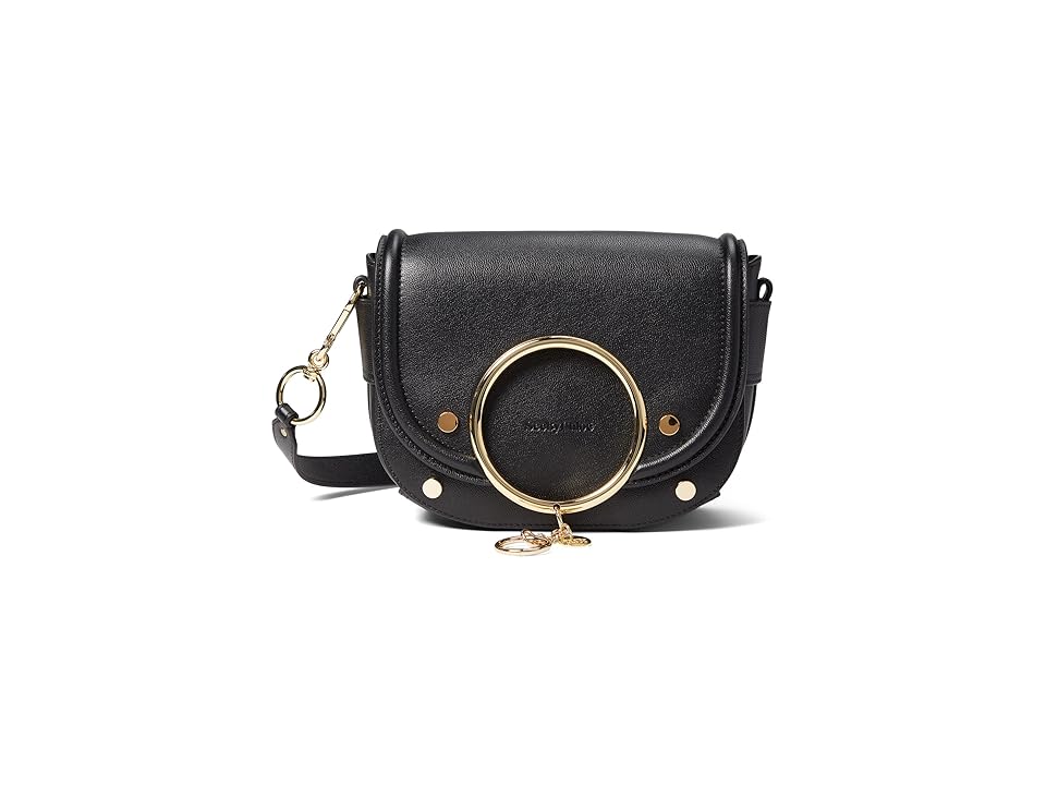 See by Chloe Mara Shoulder Bag (Black) Handbags INTERNATIONAL SHIPPING