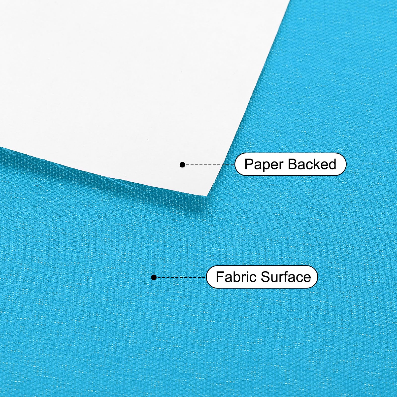 PATIKIL Book Binding Cloth, 51 x 11 Inches Book Cloth for Binding Repairing Fabric Surface Paper Backed Bookbinding Supplies, Blue - Image 3