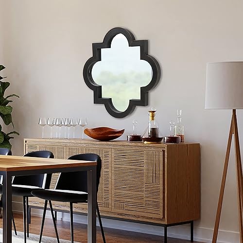 Miniatura 2 de VELLQUE Espejo de bronce para baño espejo de baño rústico para decoración de pared decoración de espejo de pared de entrada espejo de sala de estar