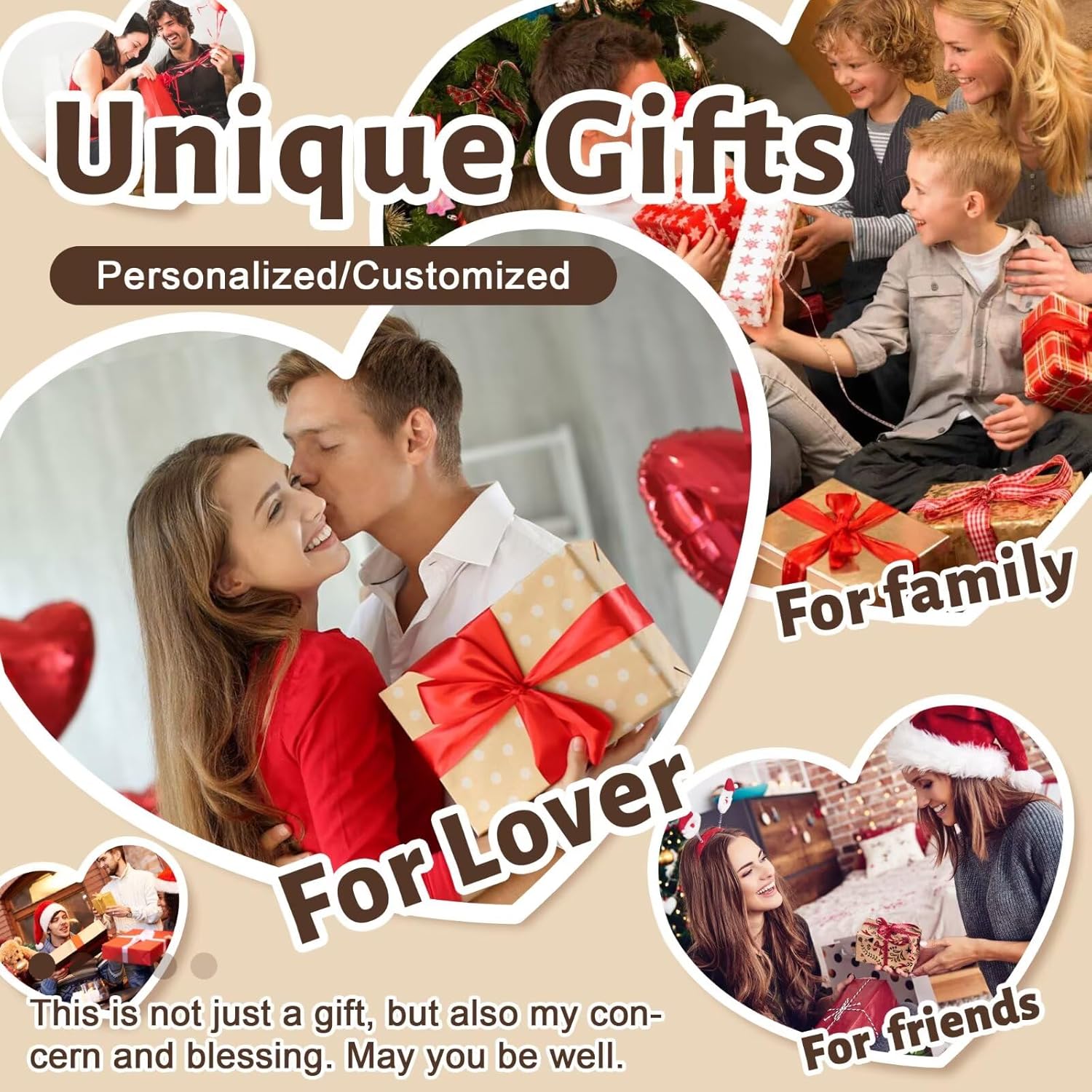 Custom Photo Ring Personalized 925 Sterling Silver Picture Rings for Women, Square/Heart/Round Customized Birthstone Rings for Her Women Lover Couple - Image 6