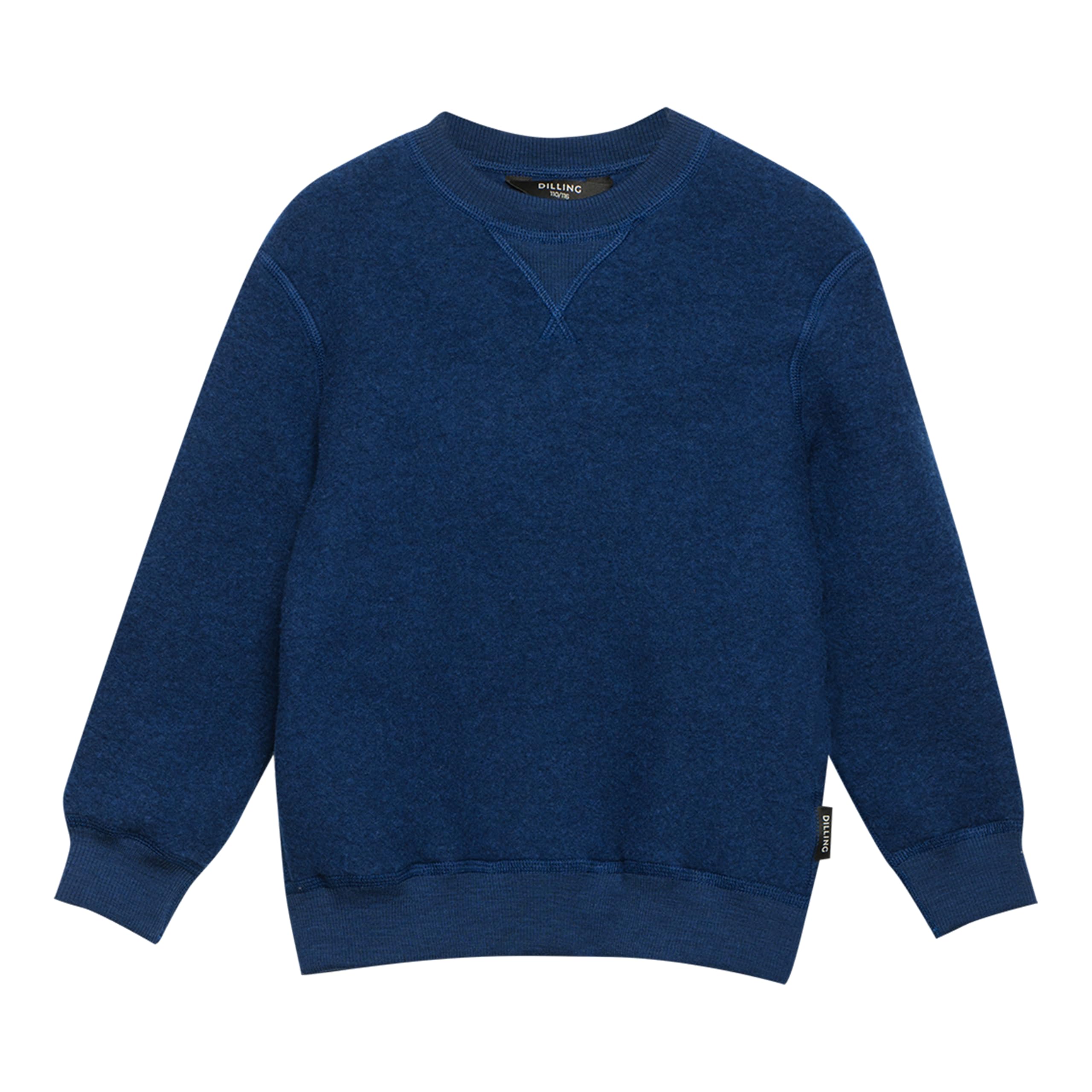 Dilling Royal Blue Children's Merino Wool Fleece Sweatshirt - 5-6Y