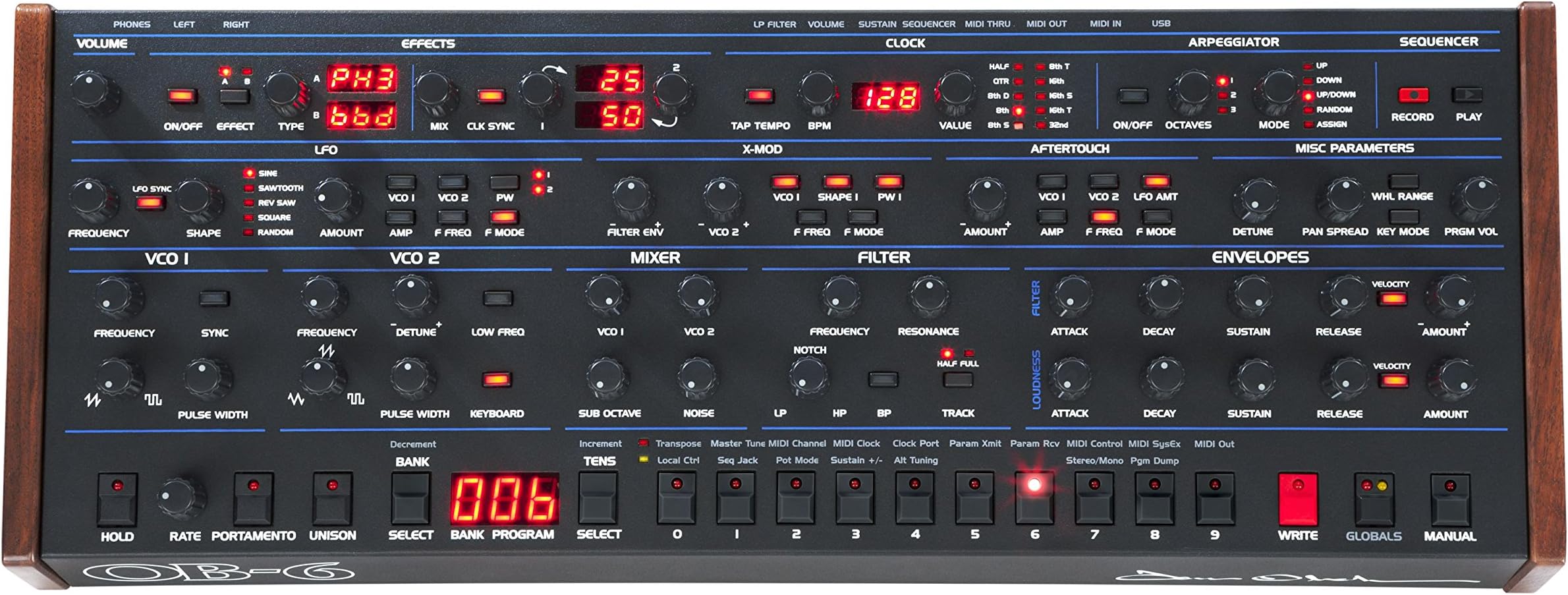 Dave Smith Instruments OB-6 Module 6-Voice Polyphonic Analog Synthesizer Module