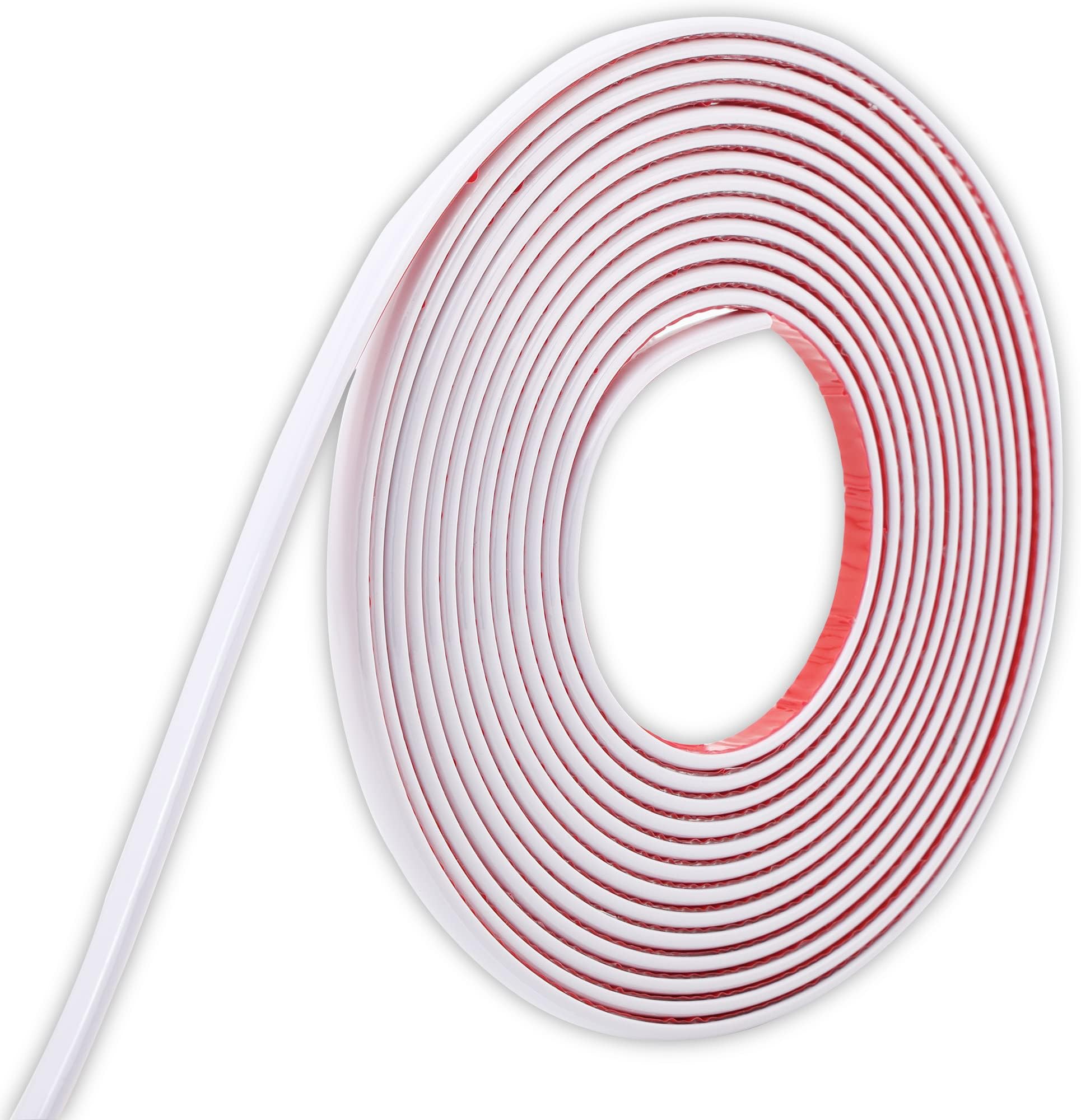 32.8ft Peel and Stick Molding Trim, Flexible Mirror Wall Ceiling Floor Cabinet Tile Edge Moulding