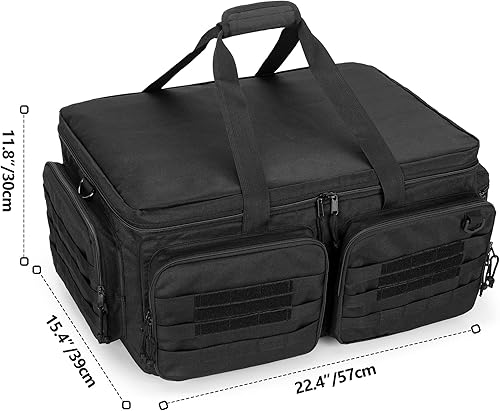 Miniatura 6 de Bolsa de almacenamiento RC para coche de 1/8 y 1/10, funda de transporte RC con tablero sólido inferior para soporte y múltiples bolsillos para