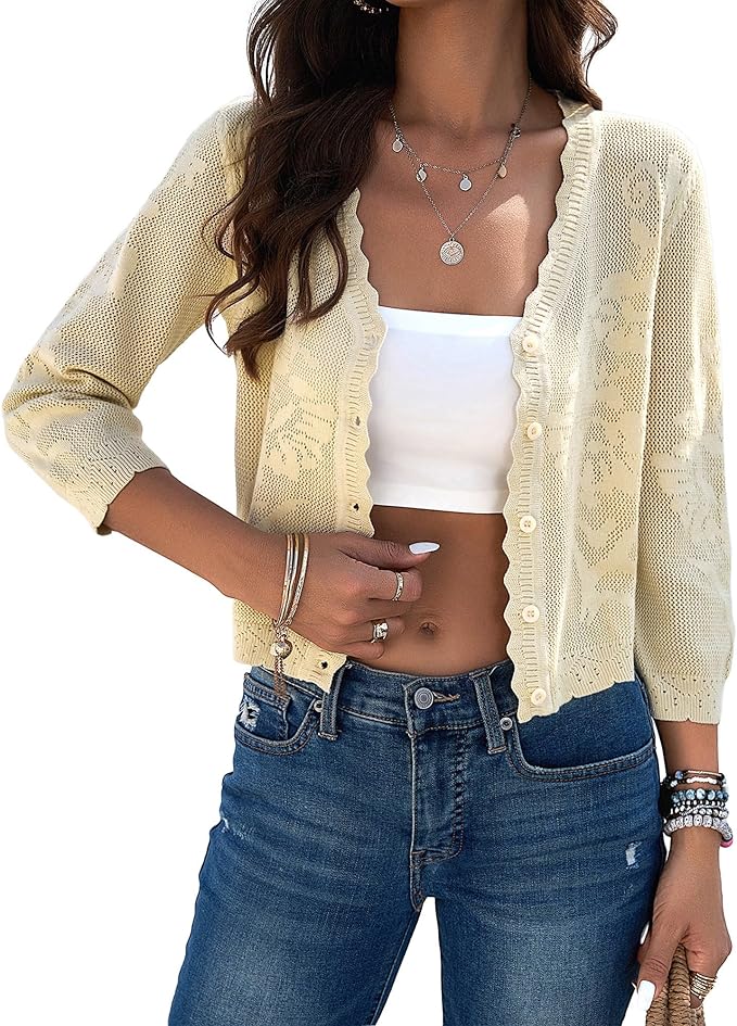 Kate Kasin Womens 2025 Summer Casual Dress V Neck Puff Sleeve A Line