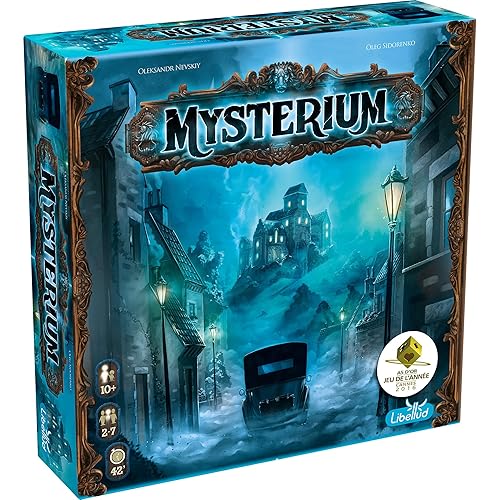 Asmodee Mysterium Board Game - Enigmatic Cooperative Mystery Game with Ghostly Intrigue, Family Fun for Kids & Adults, Ages 10+, 2-7 Players, 42 Minute Playtime - Mysterium
