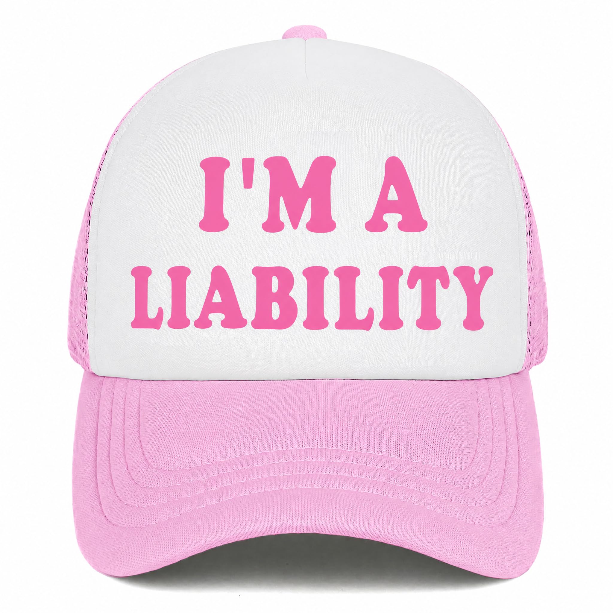 Funny Women Trucker Hats for Women Hot Pink Funny Gag Hats for Women Girls Men Hat