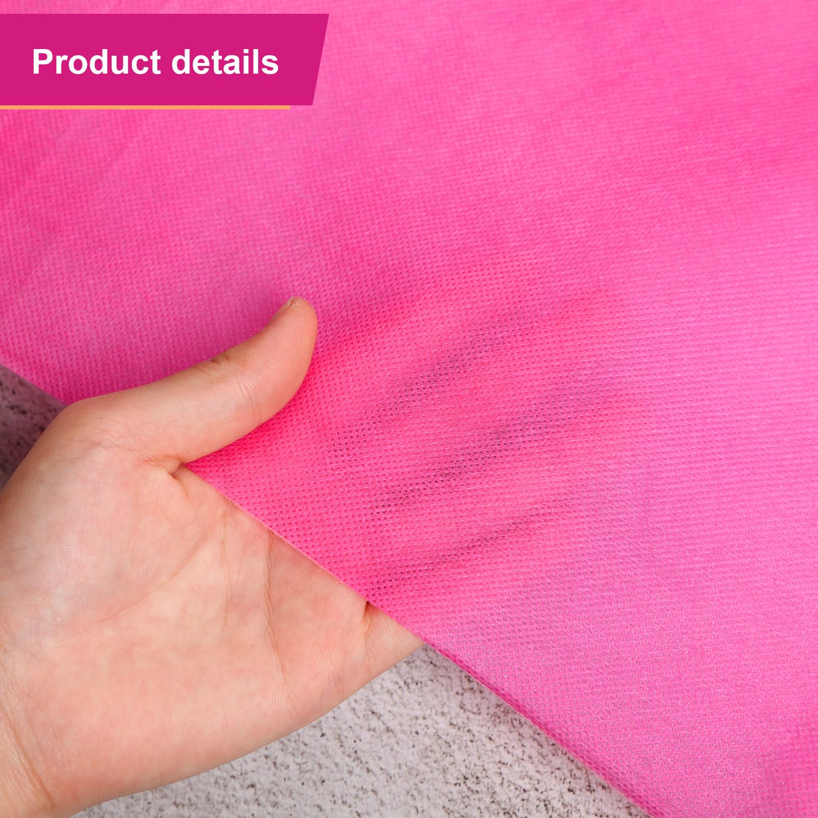 Tapis de couloir de 55 g/m² d'épaisseur avec 1 ruban adhésif pour mariage, Noël, Action de grâce, accessoires d'extérieur, fête de mariage, tapis de couloir (rose rouge, 7,8 x 9,1 m)