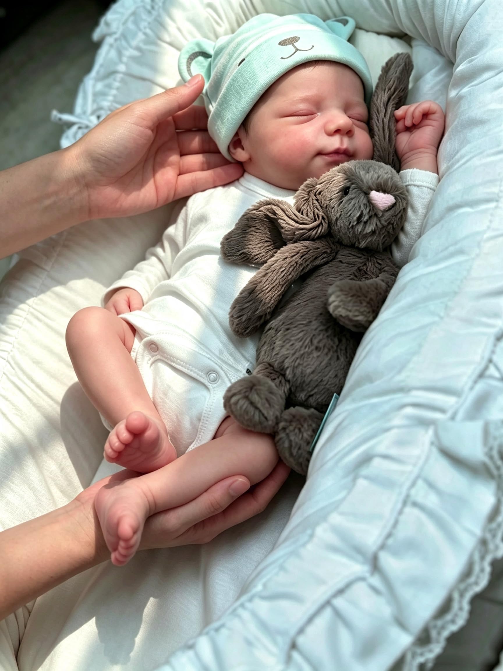 Anano Reborn Baby Dolls Boys 18 Inch Full Body Vinyl Lifelike Newborn Dolls