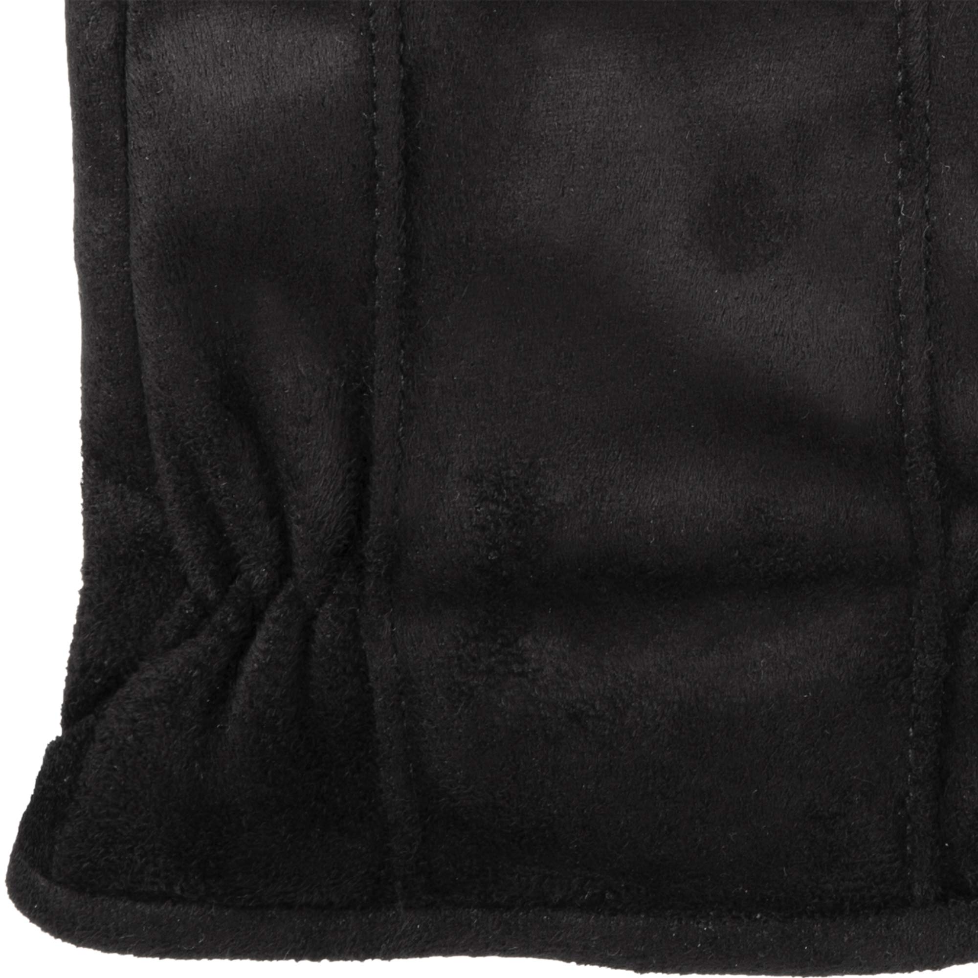 Image secondaire de isotoner Gants en microfibre pour homme avec technologie déperlante pour écran tactile - noir - Large