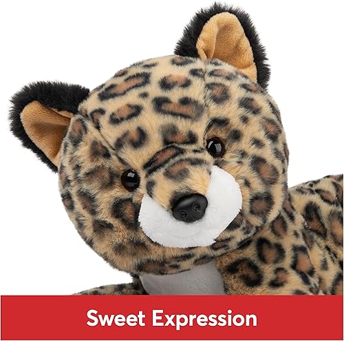 Miniatura 2 de GUND Banks Peluche de Leopardo, Animal de Peluche Premium para Edades de 1 Año en Adelante, MarrónBlanco, 12"