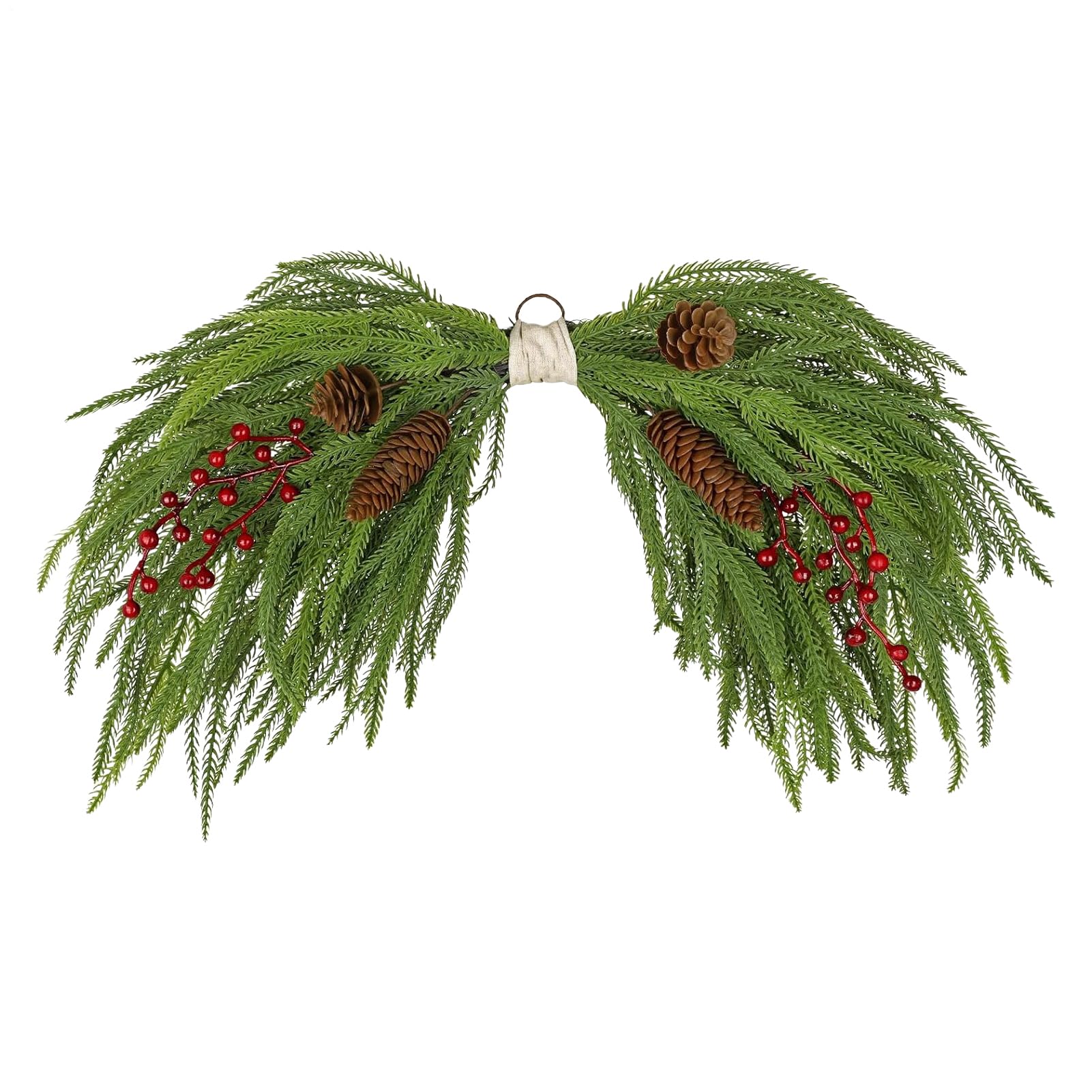 Couronne de porte hivernale pour sublimer votre salle à manger