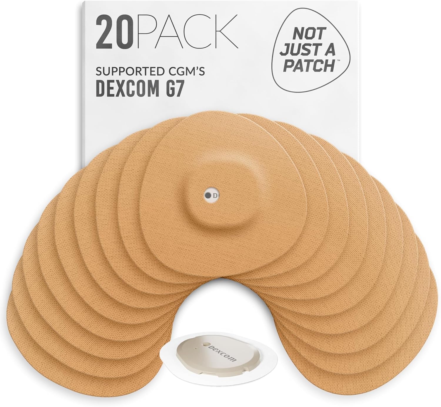 Amazon.com: Not Just A Patch Dexcom G7 Adhesive Patches (20 Pack ...