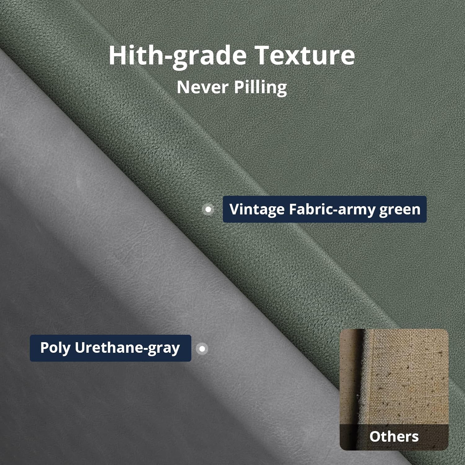 Soft Shell Living Room Chair, Accent Chairs, Smooth PU Surface, Comfy Chair (Grey) : Home & Kitchen