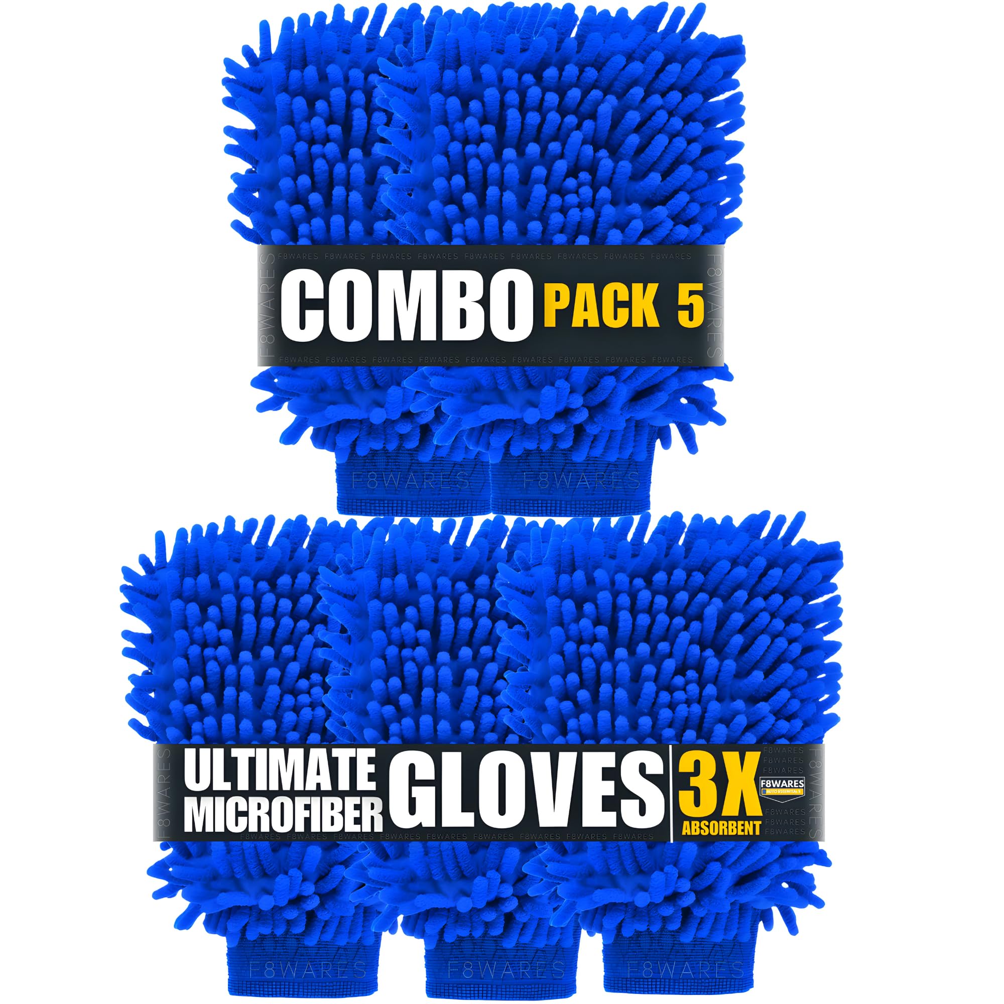 F8WARES 5Pcs Microfiber Gloves for Home -Cleaning Gloves-Car Washing Gloves-Microfibre Hand Glove-Car Wash Gloves Microfiber-Dusting Gloves Wash Mitt-Hand Gloves for Cleaning Purpose Blue,300 TC (B0CKVV63D5) Amazon Price History, Amazon Price Tracker