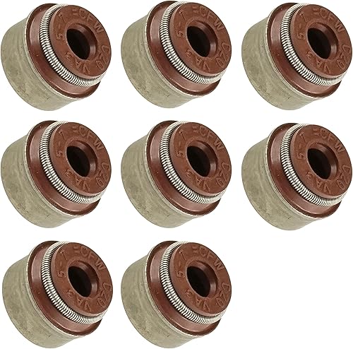 Caltric 8x Valve Stem Seal Compatible with Arctic Cat Prowler XTZ 1000 2009 2010 2011 2012 2013 2014