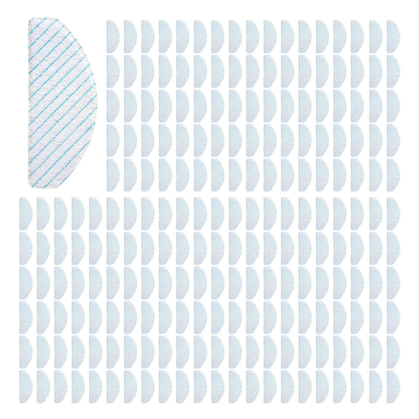 Hndhbfgrt 300 Pcs Disposable Mop Pads Replacement Mop Cloths Pads for T9 T9+ T8 T8+ T8 N8 N8 Pro N8 Pro+ Robot Vacuum