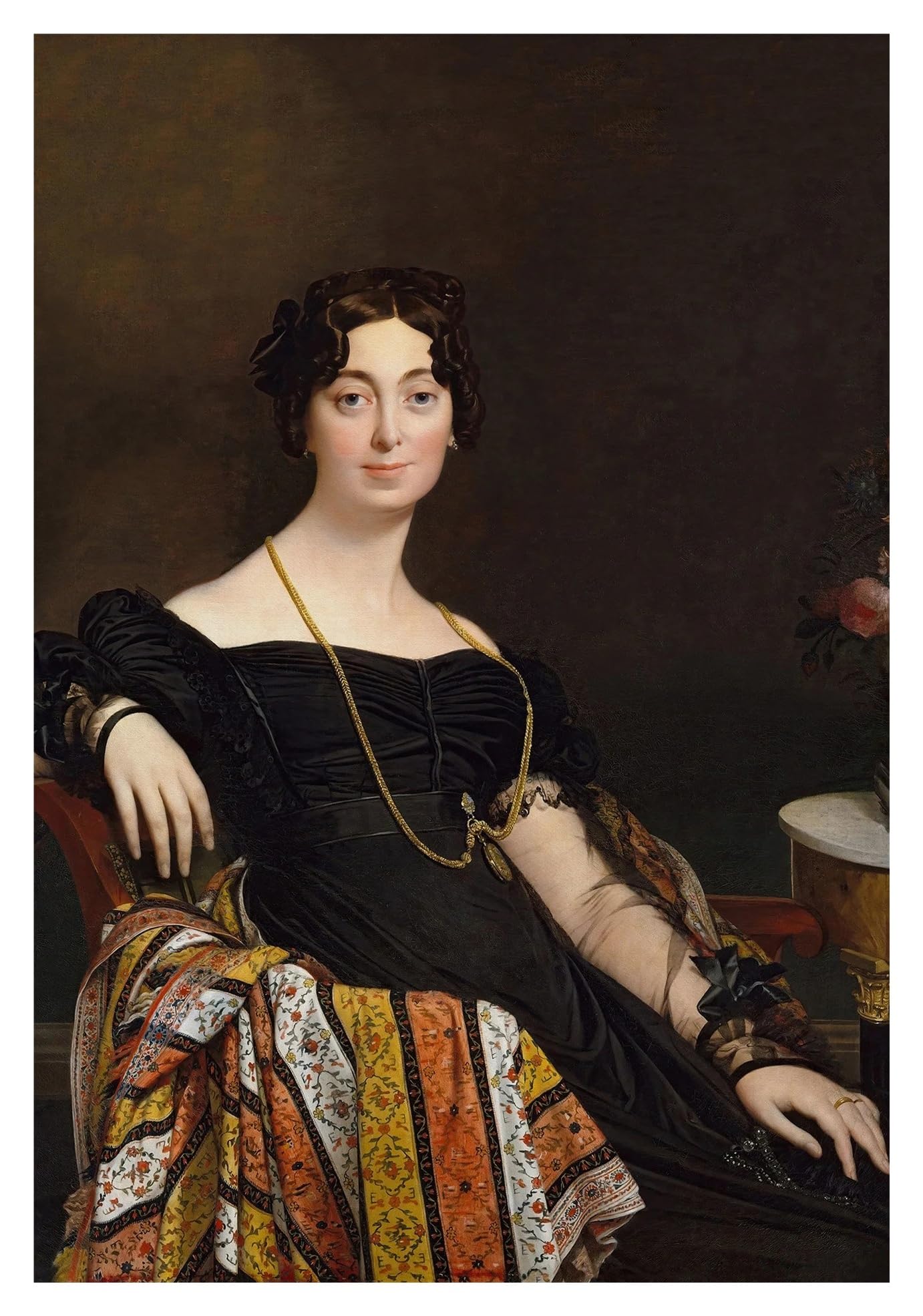 Affiche De Portrait De Mode Vintage Pour Salon Cosy Tableau Femme Victorienne Toile 50x70cm