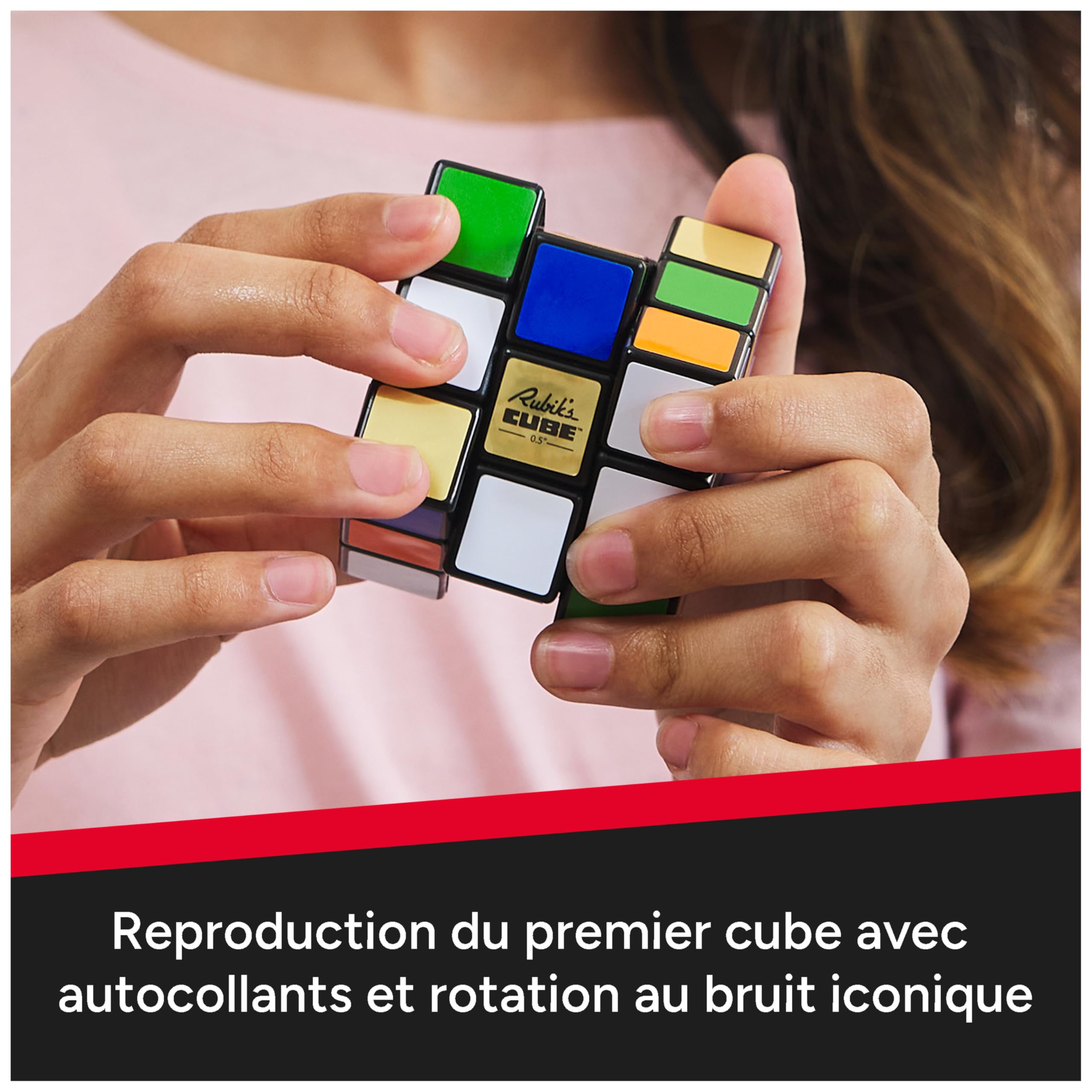 Rubik's Cube - Rubiks Cube 3x3 Édition Spéciale 50 Ans - Jeu Casse-Tête Adulte Et Enfant - Puzzle Original Correspondance Couleurs - Puzzle Résolution de Problème - Jeu Enfant 8 Ans Et +
