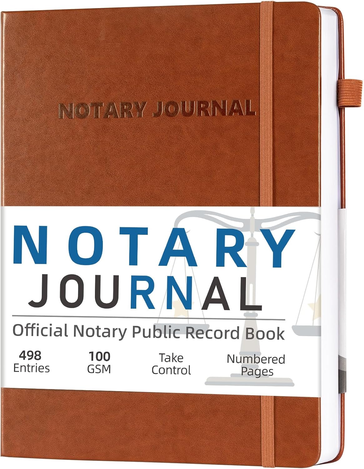 Notary Journal Log Book, 8.5”x11.2" Notary Log Book Notary Public Journal for