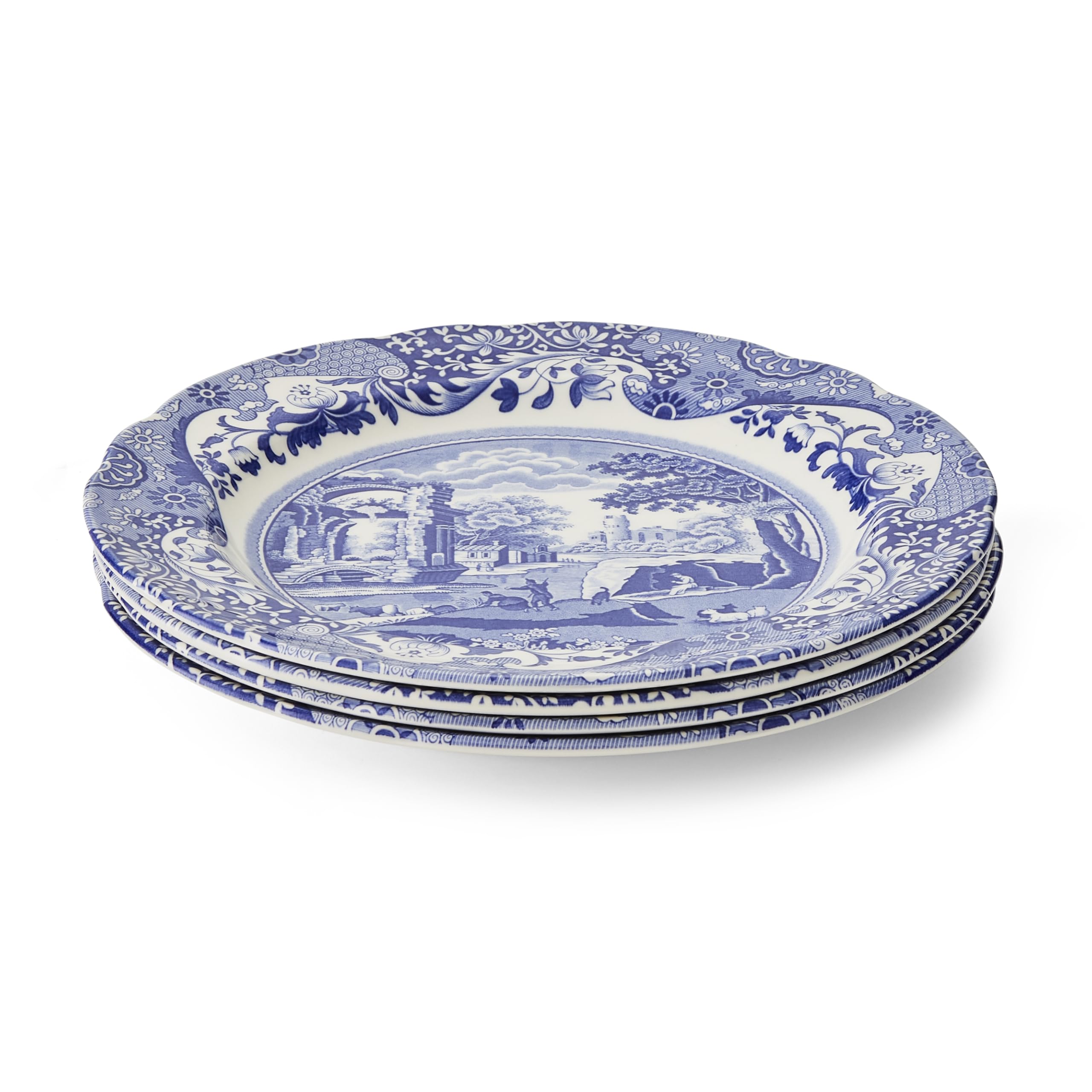 Amazon.com | Spode Blue Italian Dinner Plate Set of 4 | Dinner