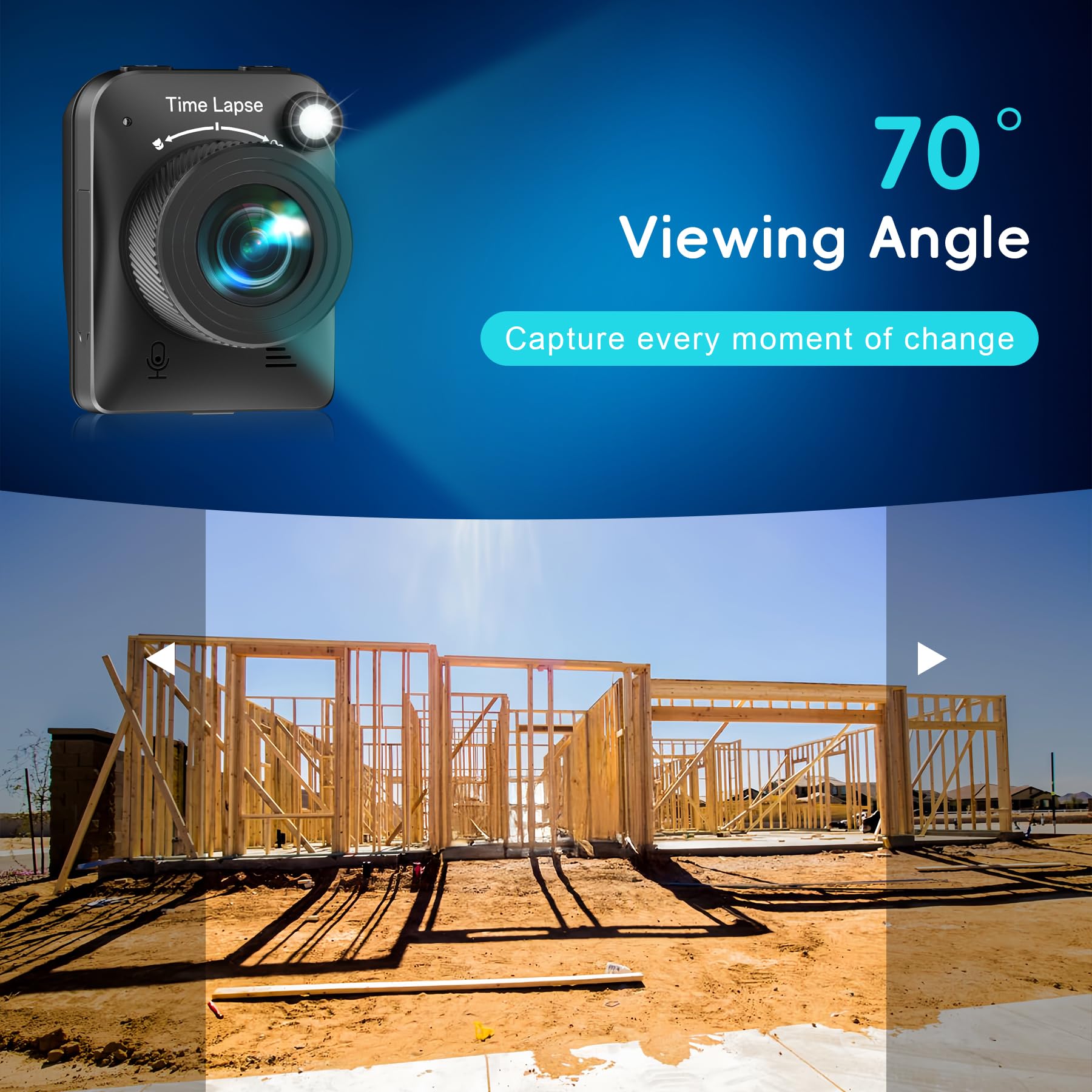 Amazon | Hojocojo タイムラプスカメラ 屋外 建設 工場 天気寿命 IP66