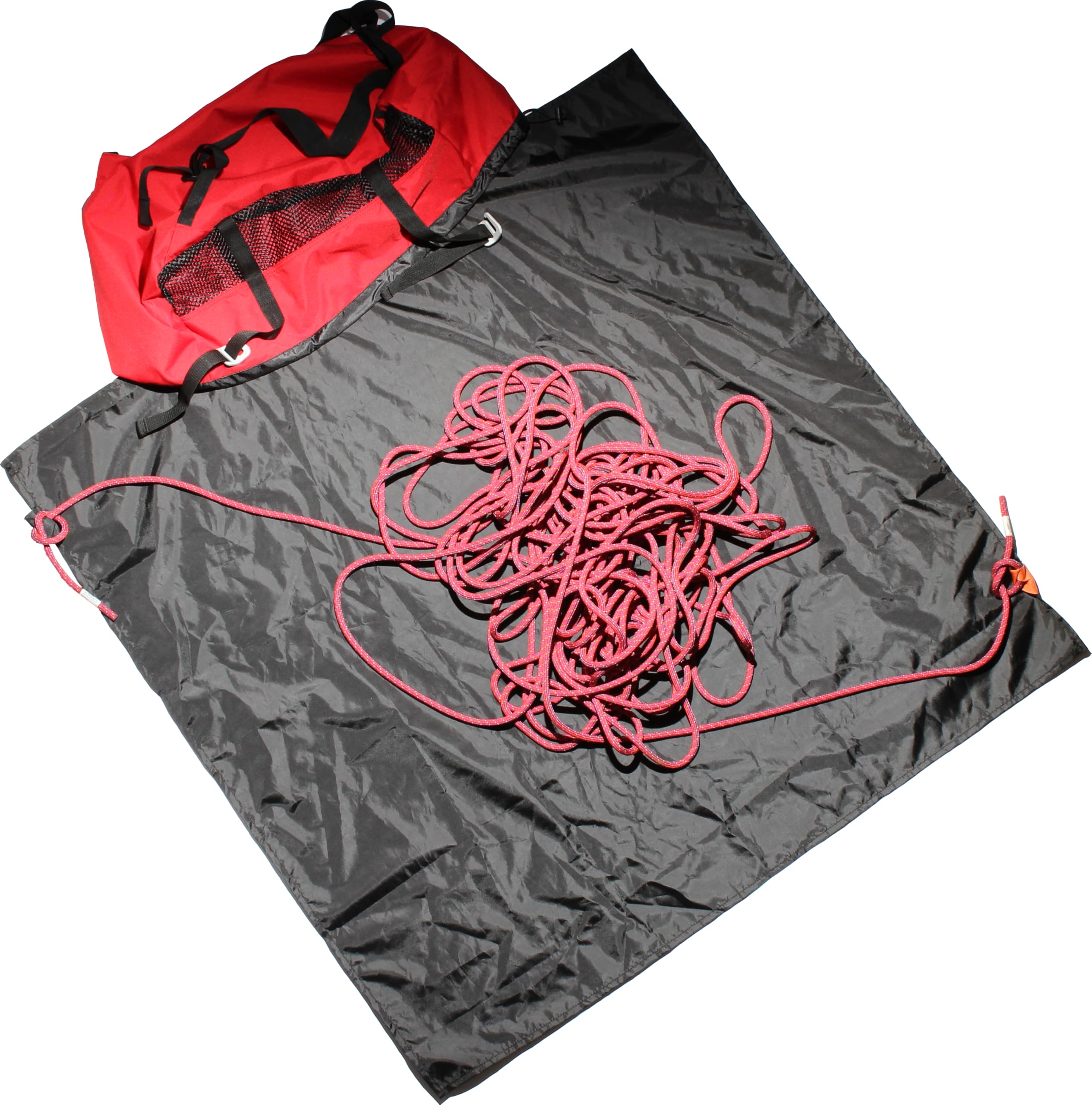 Psychi - Bolsa para Cuerda de Escalada - con Lona para el Suelo, Hebillas y Asas de Transporte