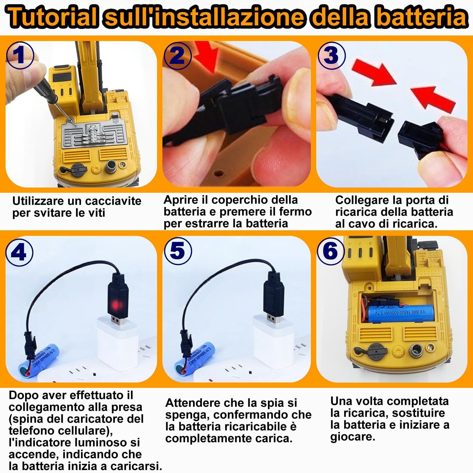 1:22 Escala 11 Canales 3 en 1 Excavadora teledirigida para niños, excavadoras inalámbricas con pala de metal, excavadora hidráulica con luces y sonidos y spray, regalos para niños de 4 a 7